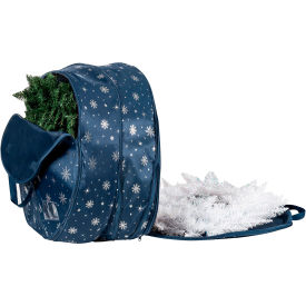 Honey-Can-Do® Holiday 24"" Two Wreath Storage - Navy Blue