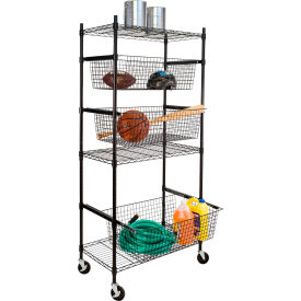 Honey-Can-Do All-Star Sports Equipment Shelf, 35-1/2