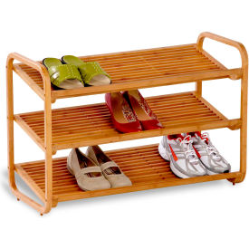 3-Tier Deluxe Bamboo Shoe Shelf