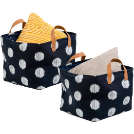 Honey-Can-Do® 2-Pack Canvas Totes - Navy