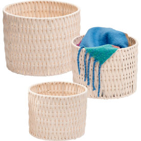 Honey-Can-Do® 3-Piece Cozy Weave Baskets - White