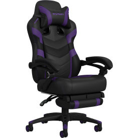RESPAWN Ergonomic Gaming Chair with Footrest, Purple view 2