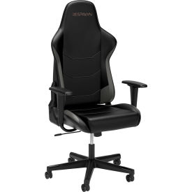 110 Racing Style Ergonomic Gaming Chair, High Back, Gray view 2