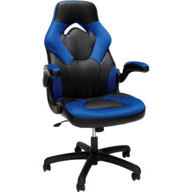 Ergonomic Gaming Chair, High Back, Flip-up Arms, Blue view 2