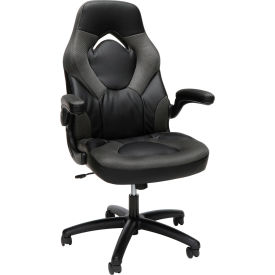 RESPAWN Ergonomic Gaming Chair, High Back, Flip-up Arms, Gray view 2