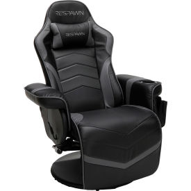 RESPAWN Gaming Recliner Chair with Footrest, Gray view 2