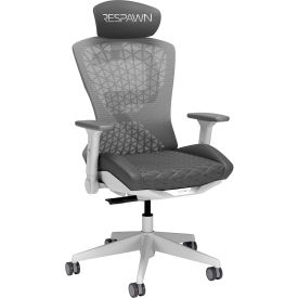 Ergonomic Mesh Office Gaming Chair, Ghost White view 2