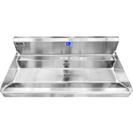 BSM Inc. Elite ADA SS Sink 1 Station Body Only Wall Mount 42""L x 21""W x 5""D Sink