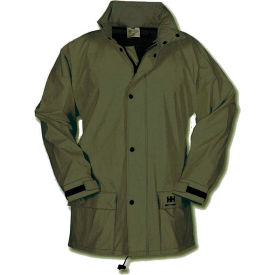 Helly Hansen Impertech Deluxe Jacket, Green/Brown, X-Large, 70148_770-XL Helly Hansen Impertech Deluxe Jacket, Green/Brown, X-Large, 70148_770-XL