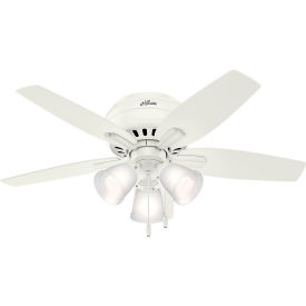 42" Newsome Low Profile Ceiling Fan with Light - Fresh White view 2