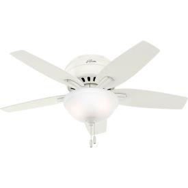 42" Newsome Low Profile Ceiling Fan with Light - Fresh White view 2