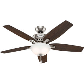 52" Newsome Ceiling Fan with Light - Brushed Nickel view 2