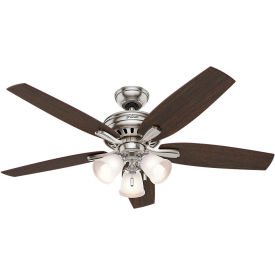 52" Newsome Ceiling Fan with Light - Brushed Nickel view 2