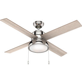 52" Loki-Polished Nickel Ceiling Fan - 5562 CFM with Light Kit view 2