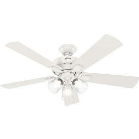 52" Crestfield-Fresh White - 5398 CFM w/ Light Kit view 2
