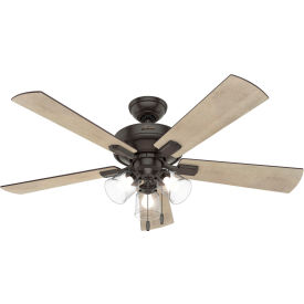 52" Ceiling Fan - Noble Bronze - 5398 CFM with Light Kit view 2
