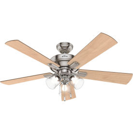 52" Crestfield-Brushed Nickel - 5398 CFM w/ Light Kit view 2