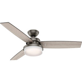 52" Sentinel Ceiling Fan with Light and Handheld Remote - Brushed Slate view 2