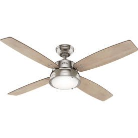 Hunter Fan 52"" Wingate-Brushed Nickel - 4535 CFM w/ Light Kit