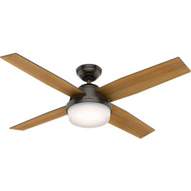 52" Dempsey Ceiling Fan with Light and Handheld Remote - Noble Bronze view 2