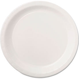 Hoffmaster® Coated Paper Dinnerware Plate 9" Dia. White Pack of 500