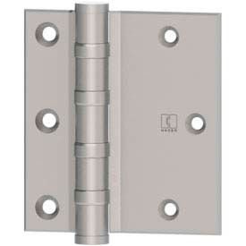 Hager Companies 2169B0045000026D Bb2169 Full Surface, Five Knuckle, Ball Bearing, Heavy Weight Hinge 4.5" Us26d image.