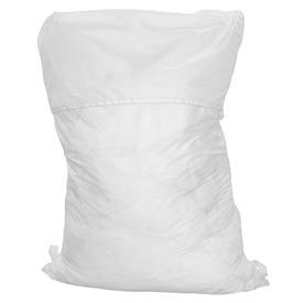 H.G. Maybeck Company 240PC 25" Ropeless Hamper Bag, Poly/Cotton, White, Straight Bottom image.