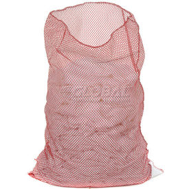 H.G. Maybeck Company H-536-V-RD Mesh Bag W/Out Closure, Red, 24x36, Heavy Weight image.