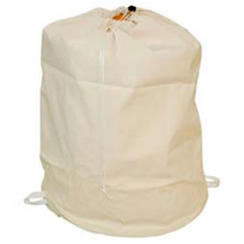 H.G. Maybeck Company P-4040CD 25" Drawcord Laundry Bag, Cotton Duck, Natural, Straight Bottom image.