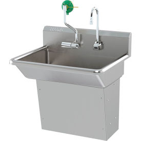 Haws® AXION® Eye Face Hand Wash Station Wall Mount Stainless Steel Bowl 24""W