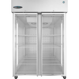 Hoshizaki Refrigerator, Two Section Upright, Full Glass Doors