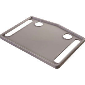 HEALTHSMART 510-1083-0300 DMI® Walker Tray with Two Recessed Cup Holders, Gray image.