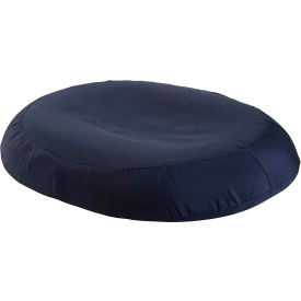 HealthSmart 513-8018-2400 DMI® Contoured Foam Ring Donut Seat Cushion, 18" x 15" x 3", Navy image.