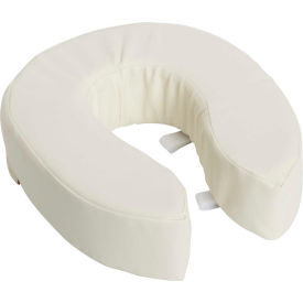 DMI 2-Inch Vinyl Foam Toilet Seat Cushion, White
