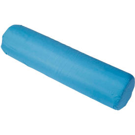 HealthSmart 554-8000-0121 DMI® Foam Roll Pillow For Home and Travel,  3-1/2" x 19", Blue image.