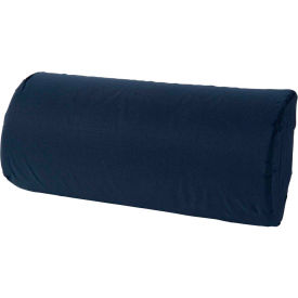 HEALTHSMART 555-7914-2400 DMI® Lumbar Roll Back Support Cushion Pillow, Half Size, Navy image.