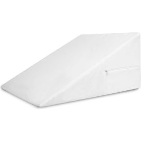 HEALTHSMART 802-8028-1900 DMI Wedge Pillow, 12" x 24" x 24", White image.
