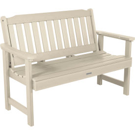 Highwood® Lehigh 4 Garden Bench Whitewash 