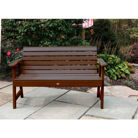 Highwood USA AD-BENW3-ACE Highwood® Weatherly 5 Outdoor Bench, Weathered Acorn image.