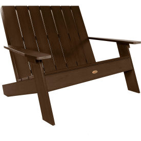 Highwood® Italica Double Wide Modern Adirondack Chair Weathered Acorn 