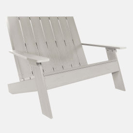 Highwood® Italica Double Wide Modern Adirondack Chair Harbor Gray 