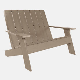 Highwood® Italica Double Wide Modern Adirondack Chair Woodland Brown 