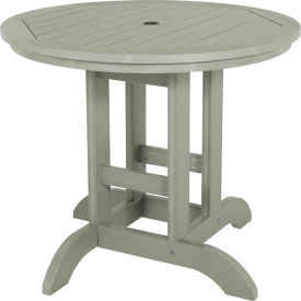 Highwood® 36" Round Outdoor Dining Table Eucalyptus 