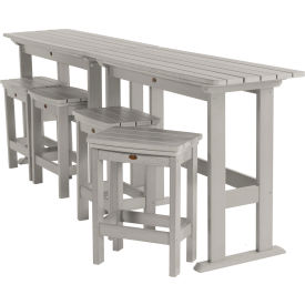 Highwood® Lehigh 6 Piece Counter Height Balcony Set Harbor Gray 
