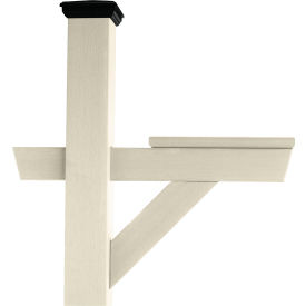Highwood® Hazleton In-Ground Mailbox Post Whitewash 