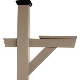 Highwood® Hazleton In-Ground Mailbox Post Woodland Brown 