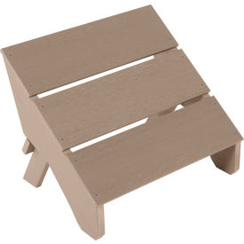 Highwood® Italica Modern Folding Ottoman Woodland Brown 