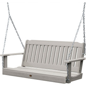 Highwood® Lehigh 5 Porch Swing Harbor Gray 