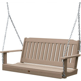 Highwood® Lehigh 5 Porch Swing Woodland Brown 