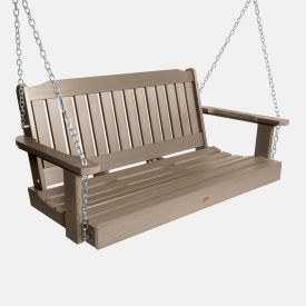 Highwood® Lehigh 4 Porch Swing Woodland Brown 
